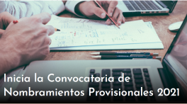 Inicia Convocatoria Provisionales