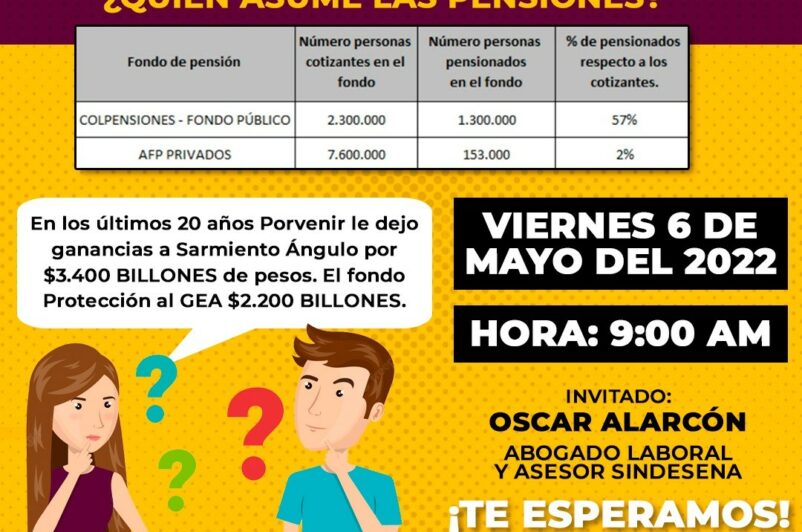 Taller de capacitación sobre las pensiones  en Colombia