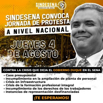 El Gobierno duque deja en crisis el SENA