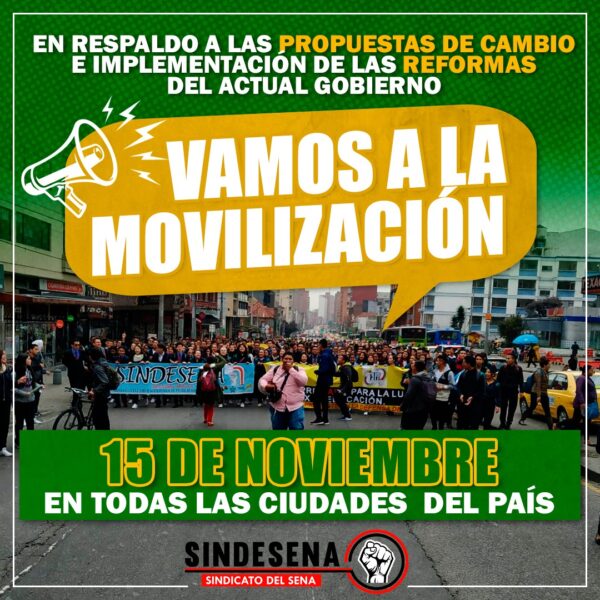 01 sindesena se moviliza el 15 de noviembre