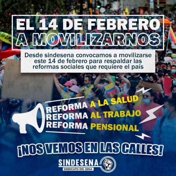 El 14 de febrero a movilizarnos