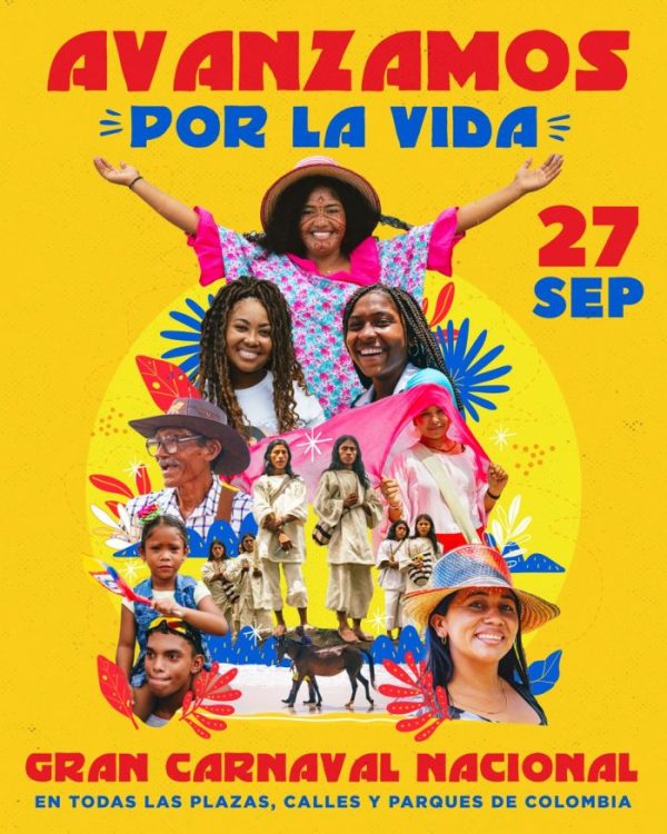 27 de septiembre a las calles, por las reformas sociales, la vida y la paz.