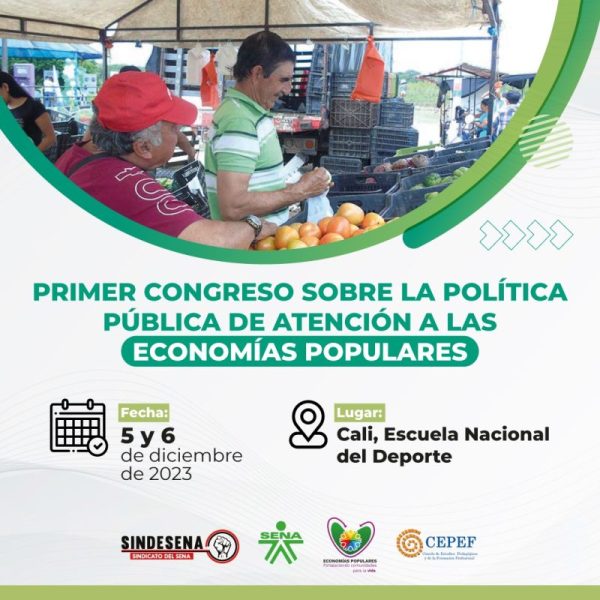 Primer congreso sobre política pública de atención a las economías populares