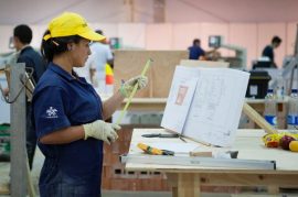 Reclamamos condiciones para aprendices de la industria de la construcción