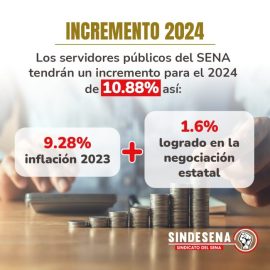 Así quedó el incremento para los servidores públicos del SENA en el 2024