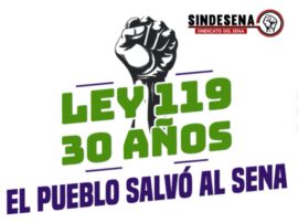 Convocatoria 9 de febrero celebración de los 30 años de la Ley 119 de 1994
