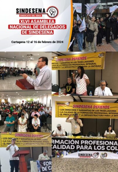 Información inicio de AsambleaInicio de la XLVI Asamblea Nacional de Delegados de SINDESENA Cartagena 2024Información inicio de Asamblea