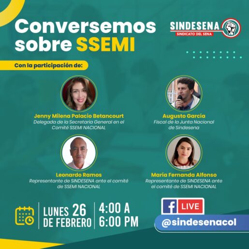 Conéctate y conversemos sobre SSEMI hoy 26 de febrero a las 4:00 p.m.
