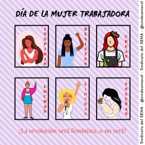 Feliz Día Internacional De La Mujer Servicio De Regalo Con Flores Con Fondo Rosa Y Blanco Post Para Instagram (2)