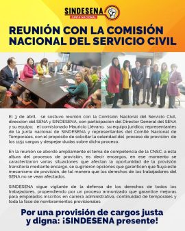 Reunión Comisión Nacional del Servicio Civil
