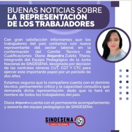 Elección del representante del sector laboral al Comité Técnico de Cualificaciones
