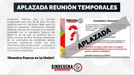 Aplazada reunión temporales