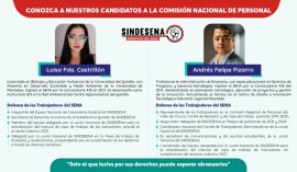 Conozca a nuestros candidatos a la comisión nacional de personal