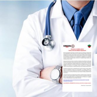 Estamos en máxima alerta por servicio médico asistencial