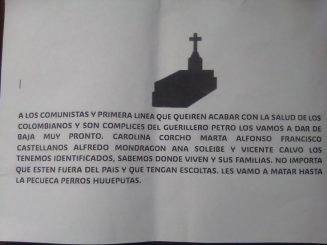 Rechazo a amenazas contra la vida de legisladores y líderes sociales