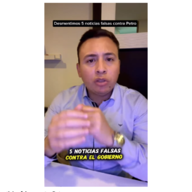 Desmentimos 5 noticias falsas contra Petro