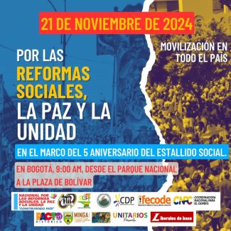 Todos a las calles este 21 de noviembre en conmemoración de los 5 años del estallido social