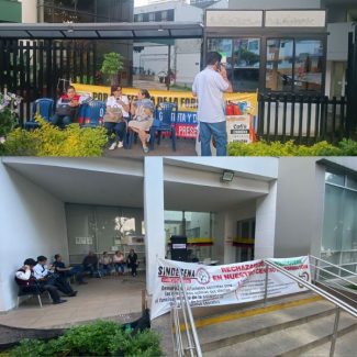 Apoyo a la protesta en la regional Santander