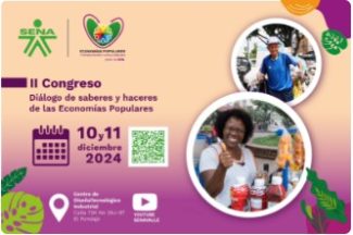 Sindesena presente en el segundo II Congreso de Economías Populares del 10 al 11 de diciembre 2024