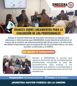 Avances sobre lineamientos para evaluación de provisiones
