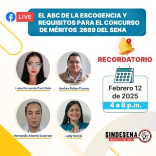 Recordatorio Facebook Live 12 de febrero