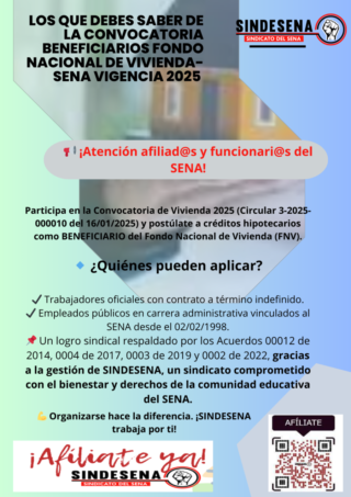 Crédito Vivienda beneficiarios un logro sindical
