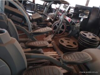 Deterioro máquinas gimnasio Centro Industrial regional Guajira
