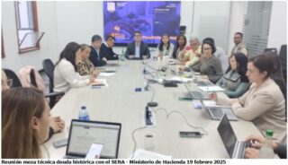 Impulsando pago de deuda histórica al SENA