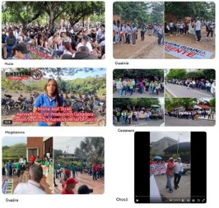 Así se vivieron las marchas en las distintas regiones del país - una sola voz por la justicia social y laboral