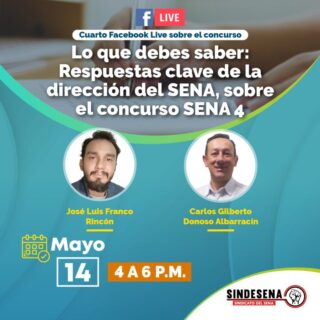Convocatoria cuarto Facebook live