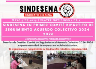 Sindesena en primer comité bipartito de seguimiento a acuerdo 2024 - 2026