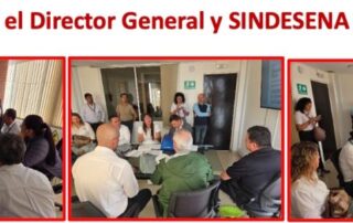 Sindesena Santander se reunió con el Director General