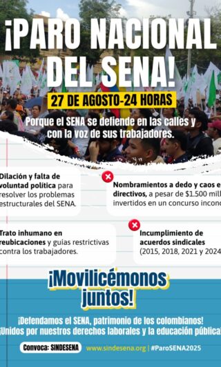 Movilicémonos este 27 de agosto