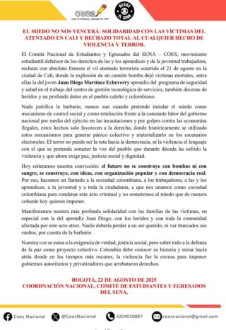 El Miedo no nos vencerá