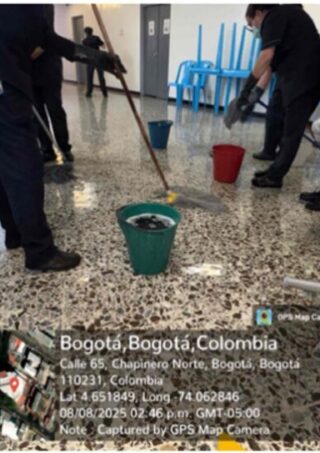 Crítica situación en Centro de Servicios Financieros en Bogotá