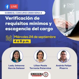 Facebook live Concurso SENA 4