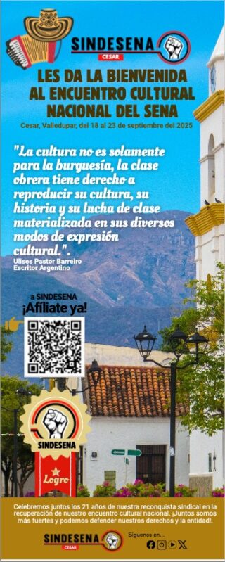 Sindesena da la bienvenida a participantes en Encuentro Cultural