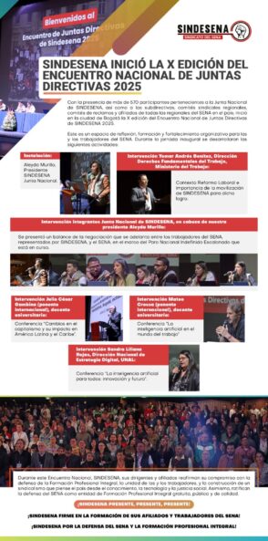Sindesena inició la X Edición del Encuentro Nacional de Juntas