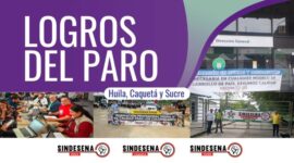 Logros del paro Sindesena