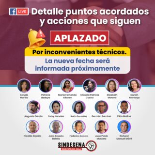 Aplazado Facebook live: Detalle puntos acordados y acciones que siguen por inconvenientes técnicos