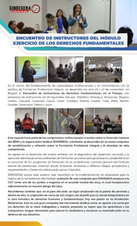 Encuentro de Instructores del Módulo Ejercicio de los Derechos Fundamentales