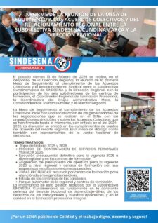 Sindesena Cundinamarca presente en todas las inducción y reinducciones