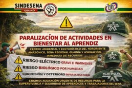 SINDESENA exige asignación inmediata de recursos para el Centro Ambiental y Ecoturístico del Nororiente Amazónico