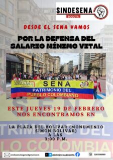 Por la defensa del salario mínimo vital