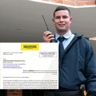 Sindesena rechaza incertidumbre en servicio de vigilancia