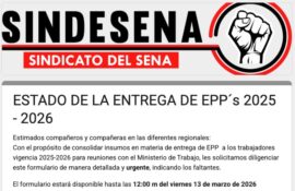 Formulario Estado de la entrega de EPP