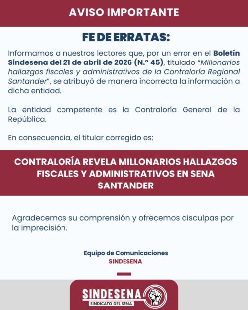 Aviso importante 2026