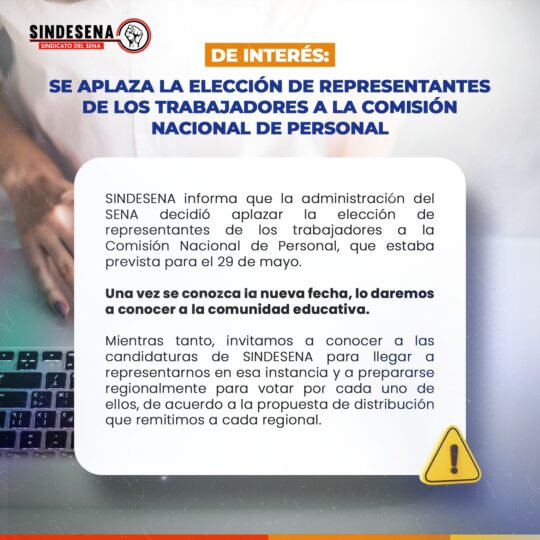 De interés aplazamiento elecciones CNP