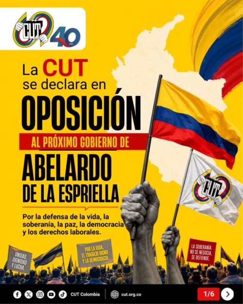 ¿Por qué la CUT será oposición?