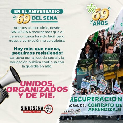 En el aniversario 69 del SENA